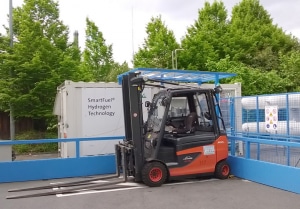Fuel Cell Forklift Trucks Undergoing Testing