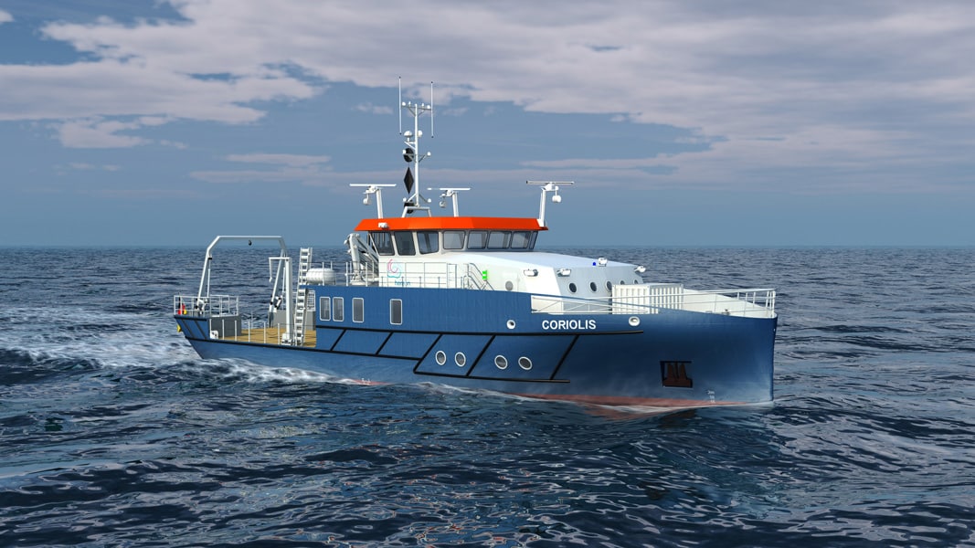 Zero-emission power system for a river and coastal vessel